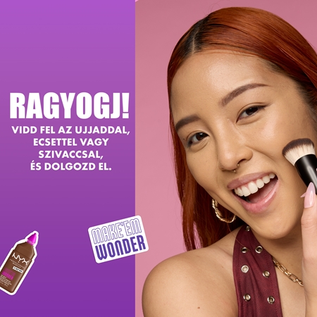 NYX Professional Makeup Make ‘Em Wonder könnyű mattító alapozó