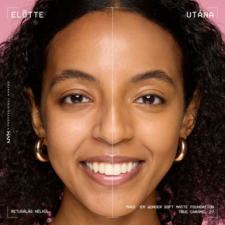 NYX Professional Makeup Make ‘Em Wonder könnyű mattító alapozó