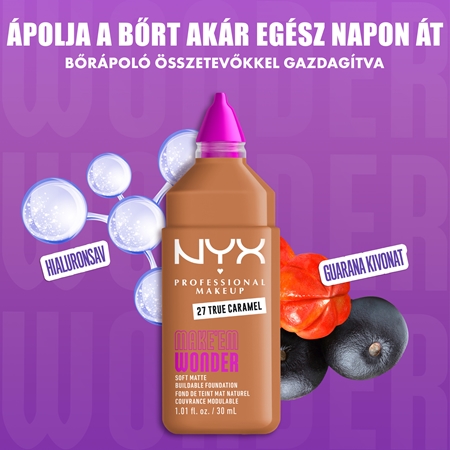 NYX Professional Makeup Make ‘Em Wonder könnyű mattító alapozó
