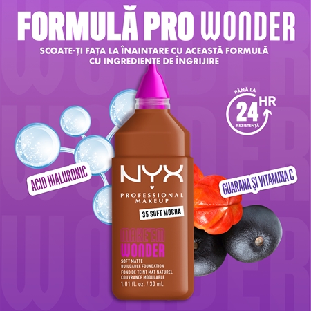 NYX Professional Makeup Make ‘Em Wonder make-up usor matifiant