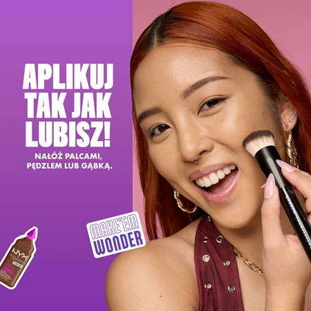 NYX Professional Makeup Make ‘Em Wonder lekki podkład matujący