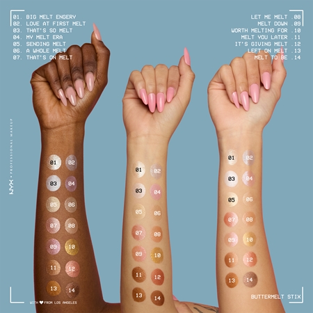 NYX Professional Makeup Buttermelt Glow Stix Stick Strălucire