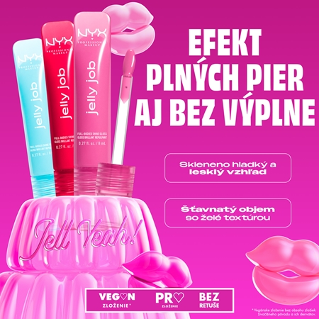 NYX Professional Makeup Jelly Job žiarivý lesk na pery so zväčšujúcim efektom