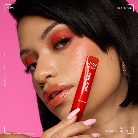 NYX Professional Makeup Jelly Job zářivý lesk na rty se zvětšujícím efektem