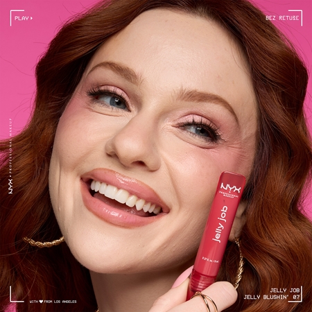 NYX Professional Makeup Jelly Job zářivý lesk na rty se zvětšujícím efektem