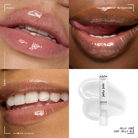 NYX Professional Makeup Jelly Job lśniący błyszczyk do ust z efektem powiększenia