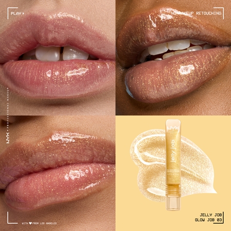 NYX Professional Makeup Jelly Job lśniący błyszczyk do ust z efektem powiększenia