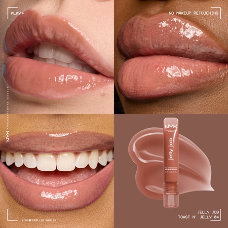 NYX Professional Makeup Jelly Job brillant à lèvres éclatant effet repulpant