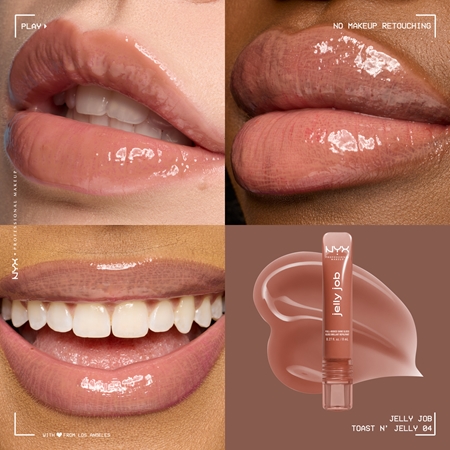 NYX Professional Makeup Jelly Job lśniący błyszczyk do ust z efektem powiększenia