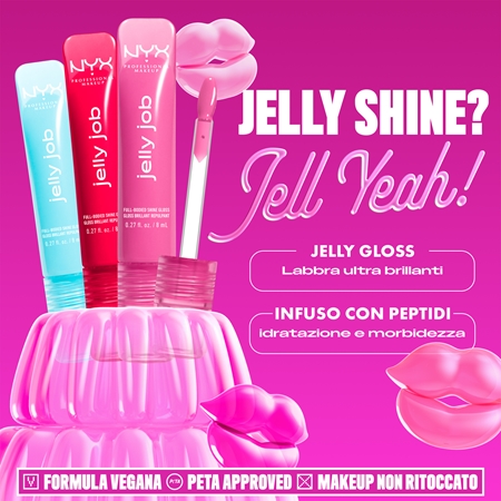 NYX Professional Makeup Jelly Job lucidalabbra luminoso effetto volumizzante