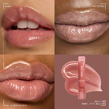 NYX Professional Makeup Jelly Job žiarivý lesk na pery so zväčšujúcim efektom