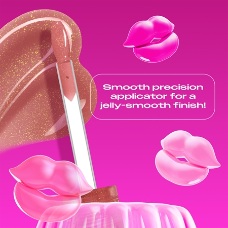 NYX Professional Makeup Jelly Job Sparkle Lip Gloss with magnifying effect