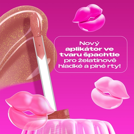 NYX Professional Makeup Jelly Job zářivý lesk na rty se zvětšujícím efektem