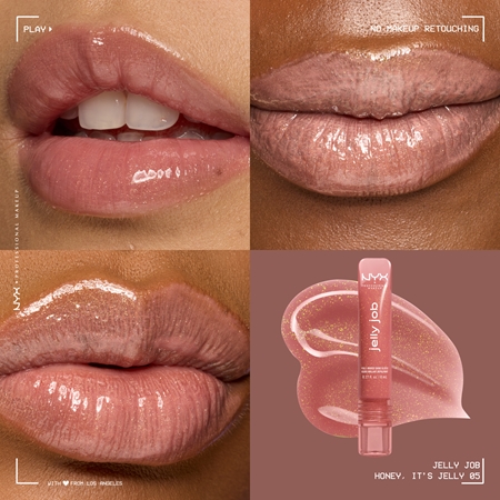 NYX Professional Makeup Jelly Job lśniący błyszczyk do ust z efektem powiększenia