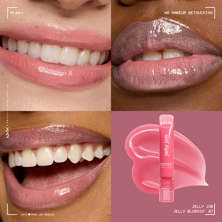NYX Professional Makeup Jelly Job lśniący błyszczyk do ust z efektem powiększenia