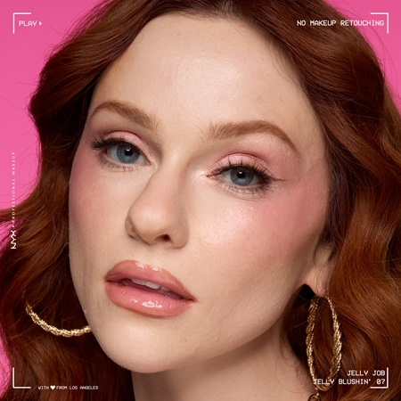 NYX Professional Makeup Jelly Job lśniący błyszczyk do ust z efektem powiększenia