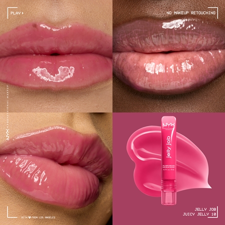 NYX Professional Makeup Jelly Job brillant à lèvres éclatant effet repulpant