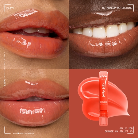 NYX Professional Makeup Jelly Job lśniący błyszczyk do ust z efektem powiększenia
