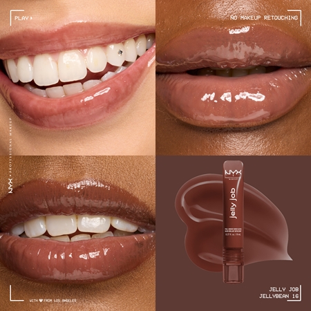 NYX Professional Makeup Jelly Job brillant à lèvres éclatant effet repulpant