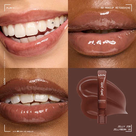 NYX Professional Makeup Jelly Job lśniący błyszczyk do ust z efektem powiększenia