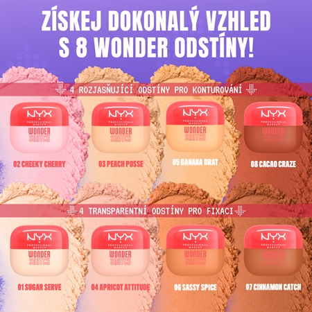 NYX Professional Makeup Wonder Snatch konturovací pudr