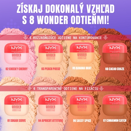 NYX Professional Makeup Wonder Snatch kontúrovací púder