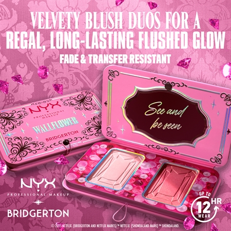 NYX Professional Makeup Bridgerton Royal Blush Blush Palette