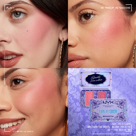 NYX Professional Makeup Bridgerton Royal Blush Blush Palette