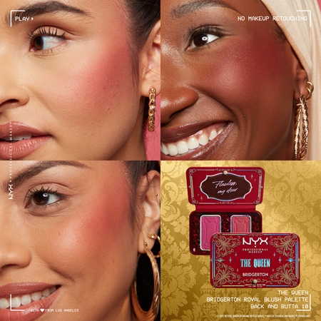 NYX Professional Makeup Bridgerton Royal Blush Blush Palette