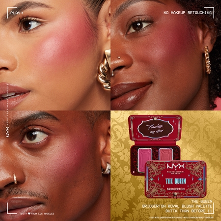 NYX Professional Makeup Bridgerton Royal Blush Blush Palette