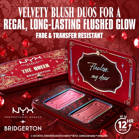 NYX Professional Makeup Bridgerton Royal Blush Blush Palette