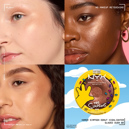NYX Professional Makeup The Simpsons Highlighter highlighter