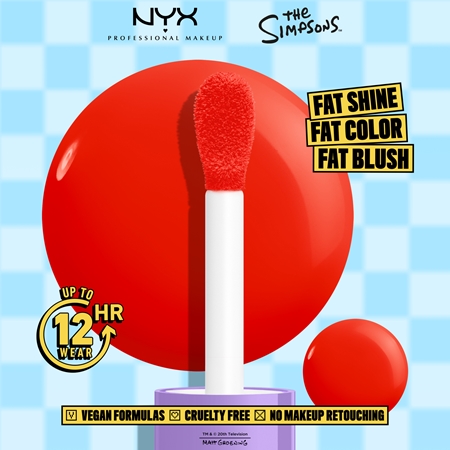 NYX Professional Makeup The Simpsons Fat Cheeks blush liquido