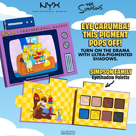 NYX Professional Makeup The Simpsons Lidschattenpalette