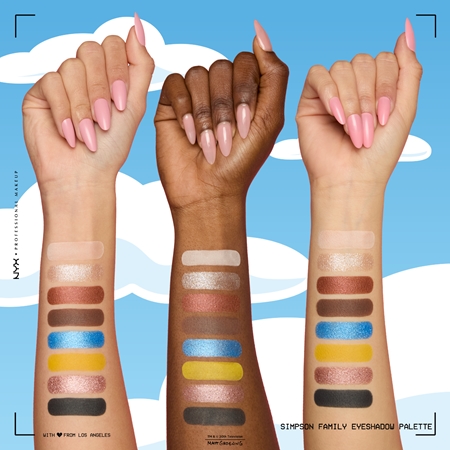 NYX Professional Makeup The Simpsons Lidschattenpalette