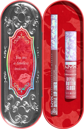 NYX Professional Makeup Bridgerton Royal Treasures kit para lábios