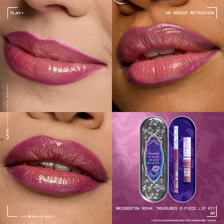 NYX Professional Makeup Bridgerton Royal Treasures σετ για τα χείλη