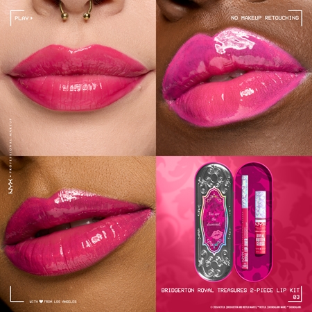 NYX Professional Makeup Bridgerton Royal Treasures Lip Set