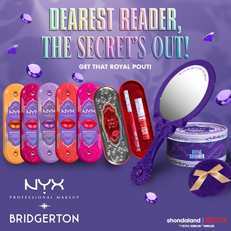 NYX Professional Makeup Bridgerton Royal Treasures Lip Set