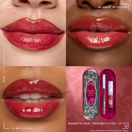 NYX Professional Makeup Bridgerton Royal Treasures set îngrijire buze