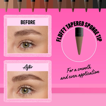 NYX Professional Makeup Fluff & Snatch eyebrow pencil with powder effect