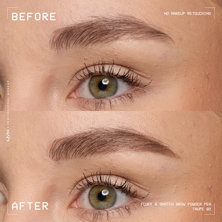 NYX Professional Makeup Fluff & Snatch eyebrow pencil with powder effect