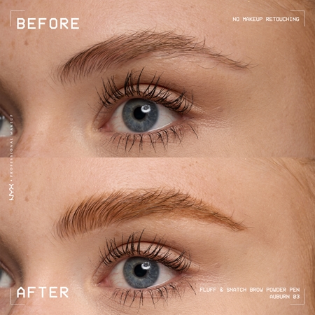 NYX Professional Makeup Fluff & Snatch Eyebrow Pencil with powder effect