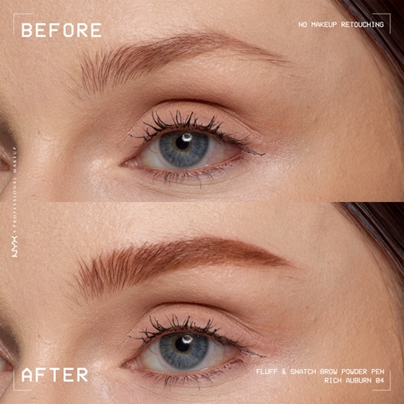 NYX Professional Makeup Fluff & Snatch Eyebrow Pencil with powder effect