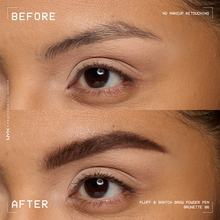 NYX Professional Makeup Fluff & Snatch Eyebrow Pencil with powder effect