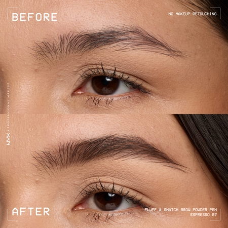 NYX Professional Makeup Fluff & Snatch Eyebrow Pencil with powder effect