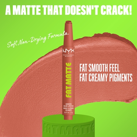 NYX Professional Makeup Fat Matte baume à lèvres à effet matifiant