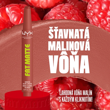 NYX Professional Makeup Fat Matte balzam na pery so zmatňujúcim efektom