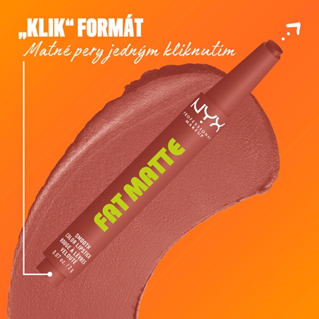 NYX Professional Makeup Fat Matte balzam na pery so zmatňujúcim efektom
