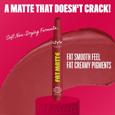 NYX Professional Makeup Fat Matte baume à lèvres à effet matifiant